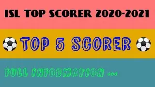 isl top scorer 2020-2021/isl top goal scorer 2020-2021/isl 2020-2021 top scorer/isl top scorer