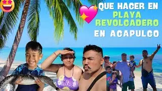LA MEJOR PLAYA PARA #NIÑOS Y #niñas en #acapulco muy segura y con muchas actividades 