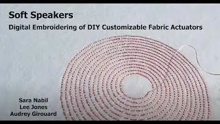 Soft Speakers: Digital Embroidering of DIY Customizable Fabric Actuators
