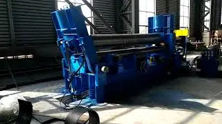 close 3 - roller Level Down Bending Machine, hydraulic rolling machine