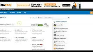 How to connect .in domain Bigrock in blogger