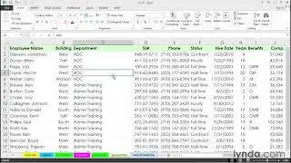 Excel Tutorial - Quickly adjust multiple column widths or row heights