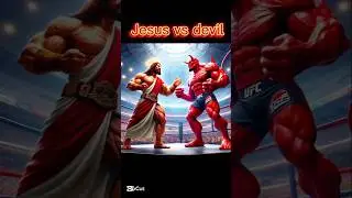 Jesus vs devil fight in www.e #jesus #jesusvsdevil #respect