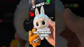 3D Printed See-Through Labubu Translucent #howto