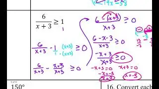 Pre-Calculus Semester 1 Review - Part 1 (3/3)