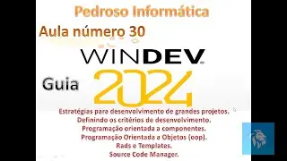 Guia Windev 2024 - aula30 - Estrat&eacute;gias para desenvolvimento de grandes projetos. Parte 1