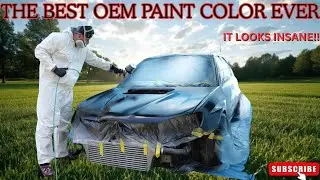 Я покрасил свой WRX в цвет &laquo;Черный жемчуг&raquo; прямо у себя во дворе!