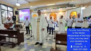 Rev.Fr. Januarius Ma. Paglinawan, MMHC with the Novices of the Marian Missionaries of the Holy Cross