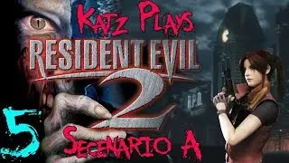 Let's Play Resident Evil 2, Katz Plays | ep 5, A | Sherry Birkin