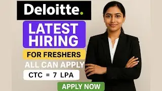 Deloitte Finally Hiring 🤯🔥| Analysts Role | For Freshers | #deloitte #hiring #offcampusdrive 