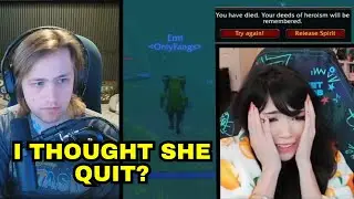 Sodapoppin Reacts To Emiru's 1st Death In OnlyFangs