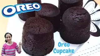 Oreo Cup Cake Recipe || Oreo Biscuit cup Cake  || Oreo cupcakes without Oven || Oreo Biscuit Muffins
