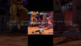 KOF XV - Frame trap followed up by an aerial sneak attack & this Ryo seals the round easily #kofxv