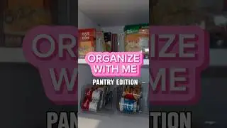 PANTRY ORGANIZATION 🫶🏾 #pantryorganizing #kitchenorganization #organizewithme #organizationvlog