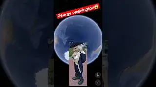 I Found George washington On Google Earth😱 #shorts #youtubeshorts #shortsfeed #george