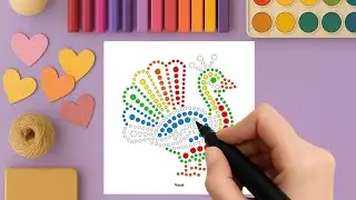 Colors of Nature 🦚 Majestic Peacock Coloring Escape ✨