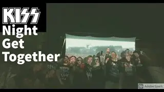 kISS live from Dubai get together using B52 Speakers, Outdoor Screen n Drinking Dickel