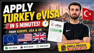 Turkey e-Visa in 5 MINUTES! 🇹🇷 Easy step-by-Step Guide 2025