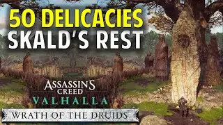 How to get Delicacies | Dublin Offering Altar Skald's Rest | AC Valhalla: Wrath of the Druids