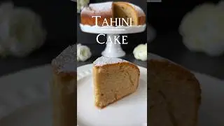 Tahini Cake Recipe 🤍