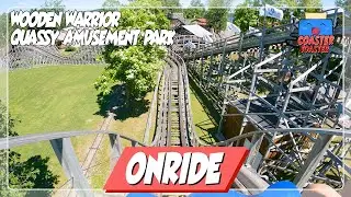 Wooden Warrior - Quassy Amusement Park - Small Gravity Group wooden coaster with great airtime | POV