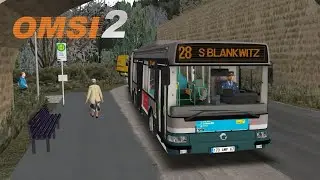 OMSI2 | Blankwitz | Tricky Narrow Lane | Line 28 ⇒Standseilbahn