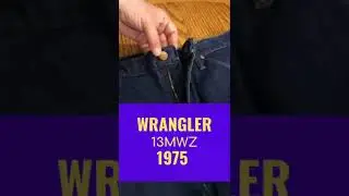 Джинсы &laquo;Wrangler&raquo; 13MWZ 1975 год