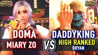 T8 🔥 DOMA (Miary Zo) vs DADDYKING (Bryan) 🔥 Tekken 8 High Level Gameplay