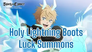 Holy Lightning Boots Luck Summons - Black Clover M