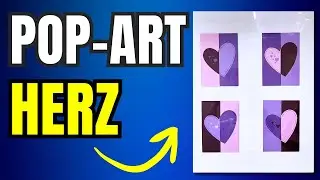 Raumwunder fürs Wohnzimmer: Ein Motiv, viele Looks – Herz-Pop-Art | DIY