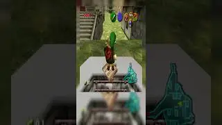 Brunnen Fr&uuml;h erreichen!? #treeslusher #thelegendofzeldaocarinaoftime #glitches #shorts