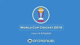 ICC World Cup Cricket 2019 - Fixtures and Schedule | Andronius