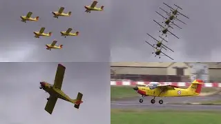 24/07/21 RIAT 2024 | Royal Norwegian Air Force Yellow Sparrows Flying Display at Day 3
