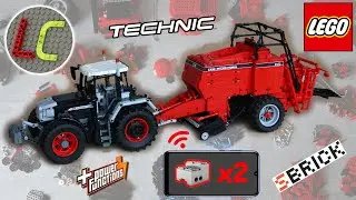 LEGO RC Fendt 926 Black & Big Baller Case IH 8580