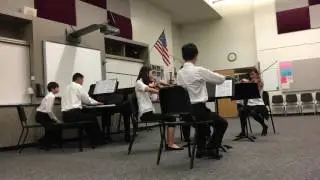 Victor Playing, Stuart Page Turning, PYO Chamber Music