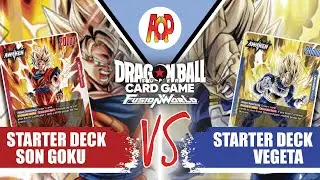 Fusion World - Starter Deck Son Goku vs Starter Deck Vegeta | Awaken Pulse Gameplay