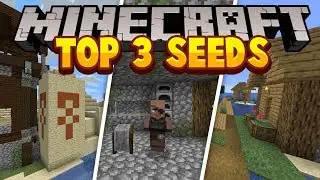 ТОП-3 ЛУЧШИХ СИДА MINECRAFT В ВЕРСИИ 1.14 (Minecraft Java Village Seeds 1.14.4)