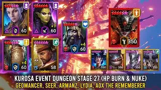 Kurosa Event Dungeon Stage 26 & 27 Guide | Raid Shadow Legends