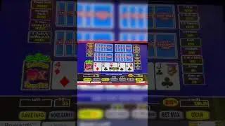 Come on 3&diams;️! 10❌ 😱 #shorts,#videopoker,#casino,#gambling