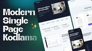 HTML ve CSS Kullanarak Web Sitesi Nasıl Yapılır | Modern Web Sitesi Kodlama