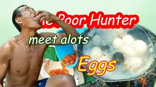✅ Primitive Hunter See A Lot of Egg| The Hunter Cooks Egg and Eat So Delicious
