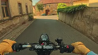 On country roads - Triumph Scrambler 900 - pure Exhaust Sound