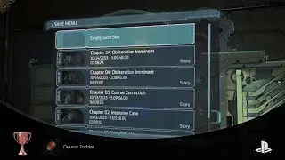 Dead Space [Cannon Fodder trophy]