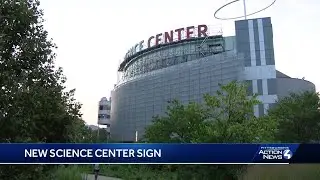 Carnegie Science Center new signage