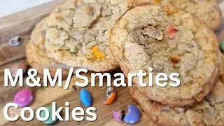 The Best Chewy M&M/Smarties Cookies Recipe! Soft & Gooey Cookies Every Time 🍪