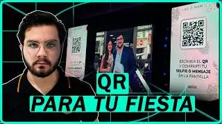 📸 C&oacute;mo Mandar Fotos con un QR a la Pantalla en Tiempo Real | OBS, NDI y Resolume