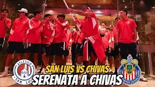 🚨SERENATA a CHIVAS en SAN LUIS con LOS JUGADORES en HOTEL de CONCENTRACIÓN