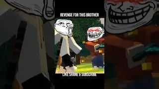 Revenge of the Brother In Minecraft🫂⚔️#minecraft #herobrine #trending #shorts