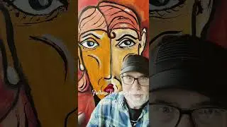 Abstract Artist #liveart #artdemos #funstuff #oilandacrylic