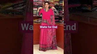 With joint Blouse Readymade Saree #readymade